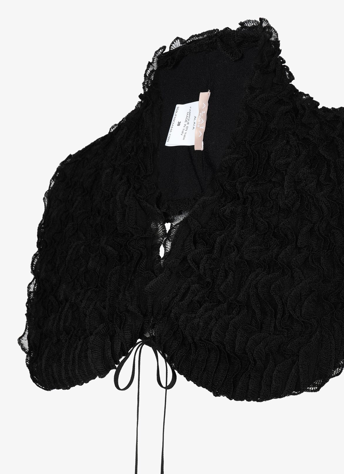 Top Senza Maniche ALAÏA TOP SENZA MANICHE NERO